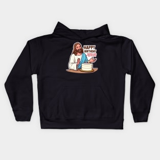 Happy Birthday Jesus Kids Hoodie